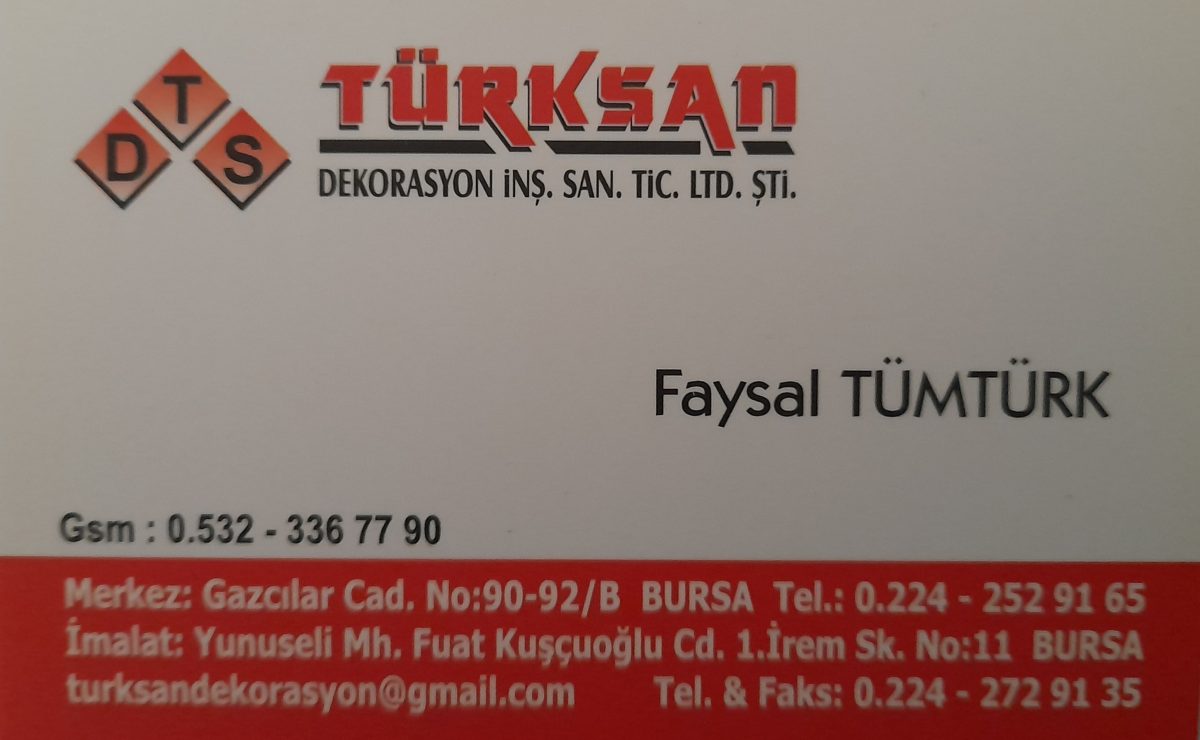 TÜRKSAN DEKORASON