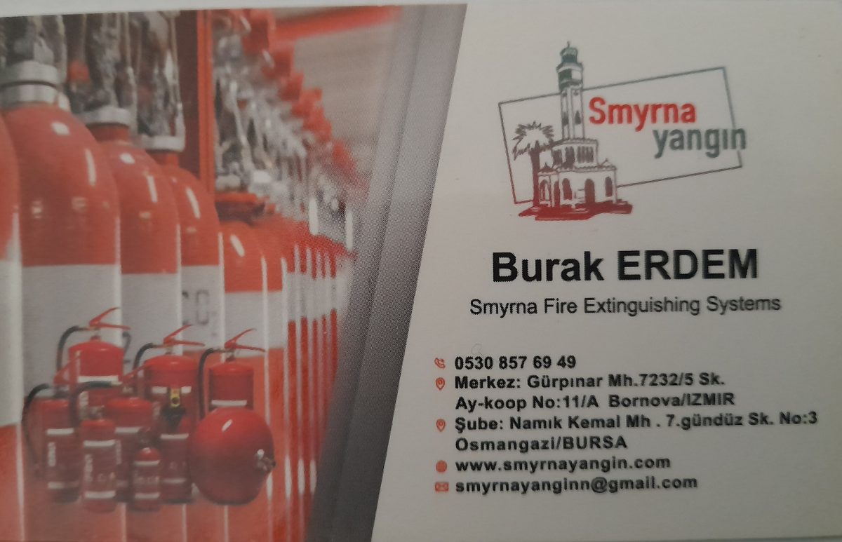 SMYRNA YANGIN SÖNDÜRME TÜPLERİ