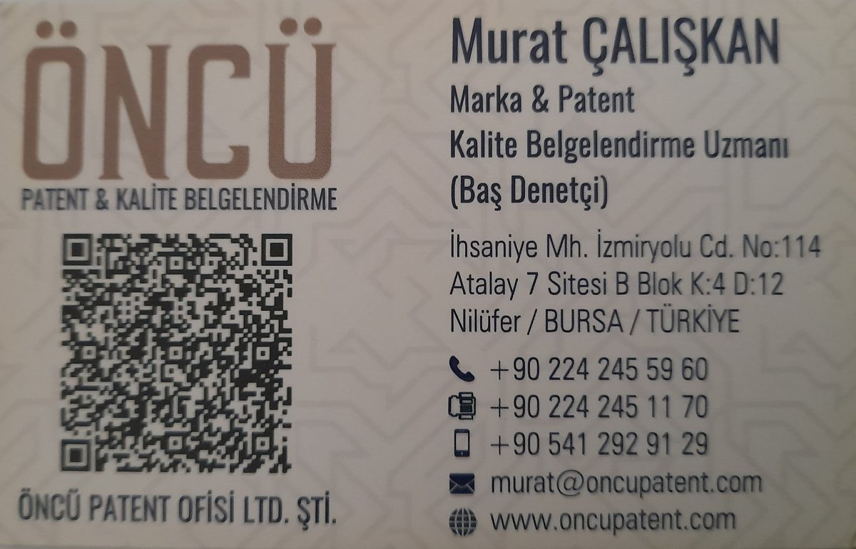 ÖNCÜ PATENT