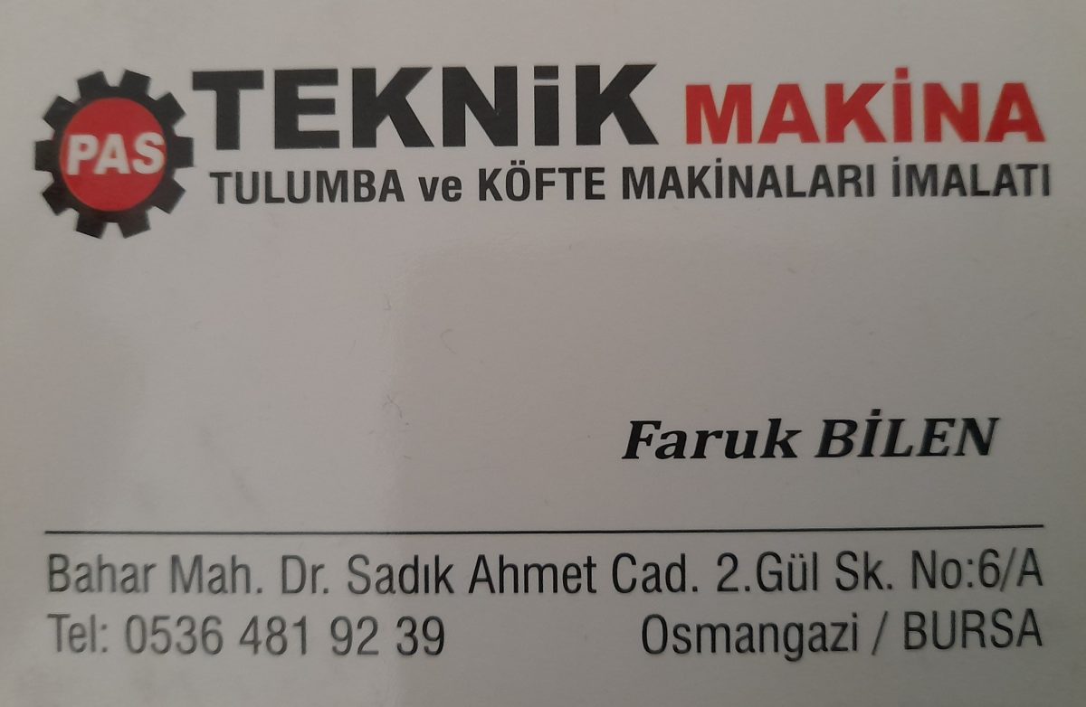 TEKNİK MAKİNA