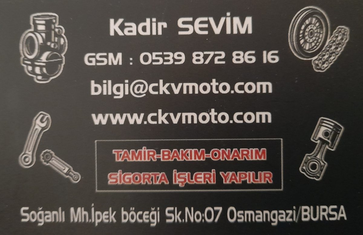 KADİR SEVİM MOTORSİKLET TAMİR