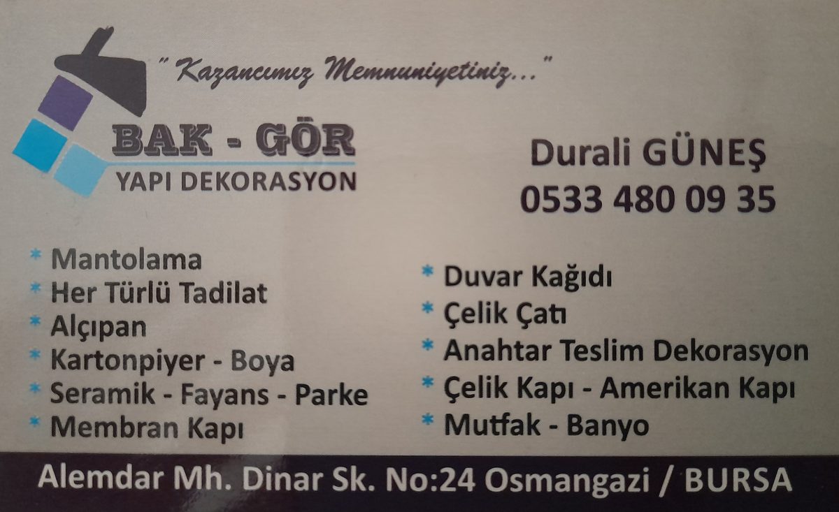 BAK-GÖR YAPI DEKORASYON