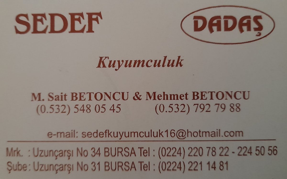 SEDEF KUYUMCULUK