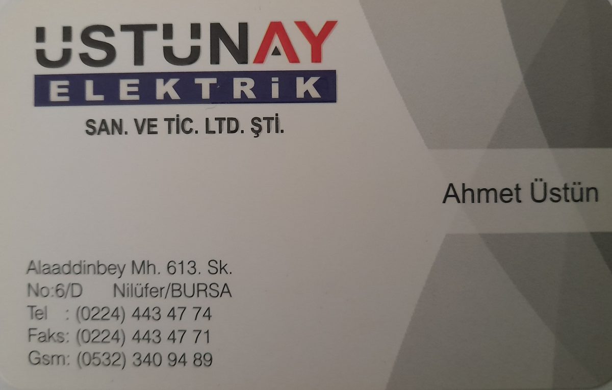 ÜSTÜNAY ELEKTRİK