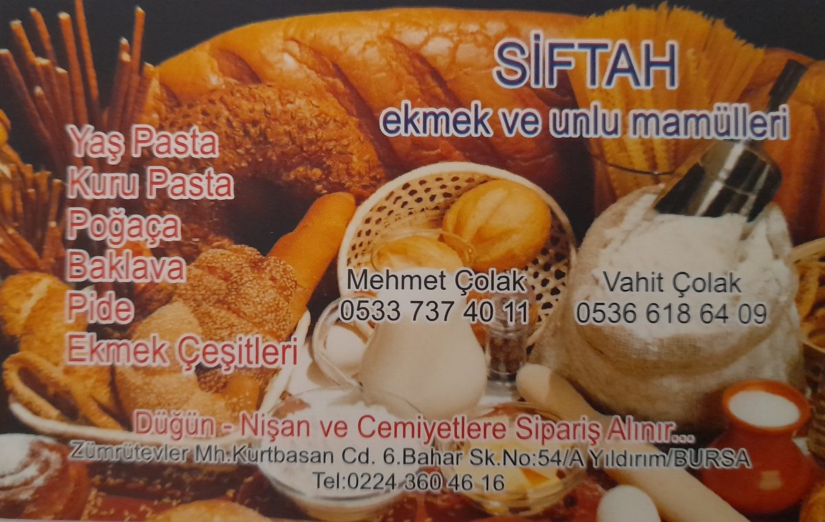 SİFTAH EKMEK UNLU MAMÜLLER