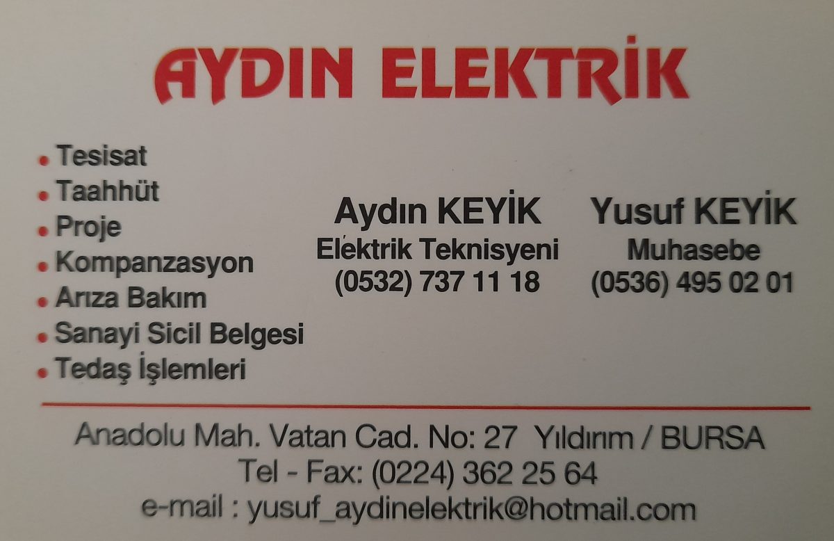AYDIN ELEKTRİK