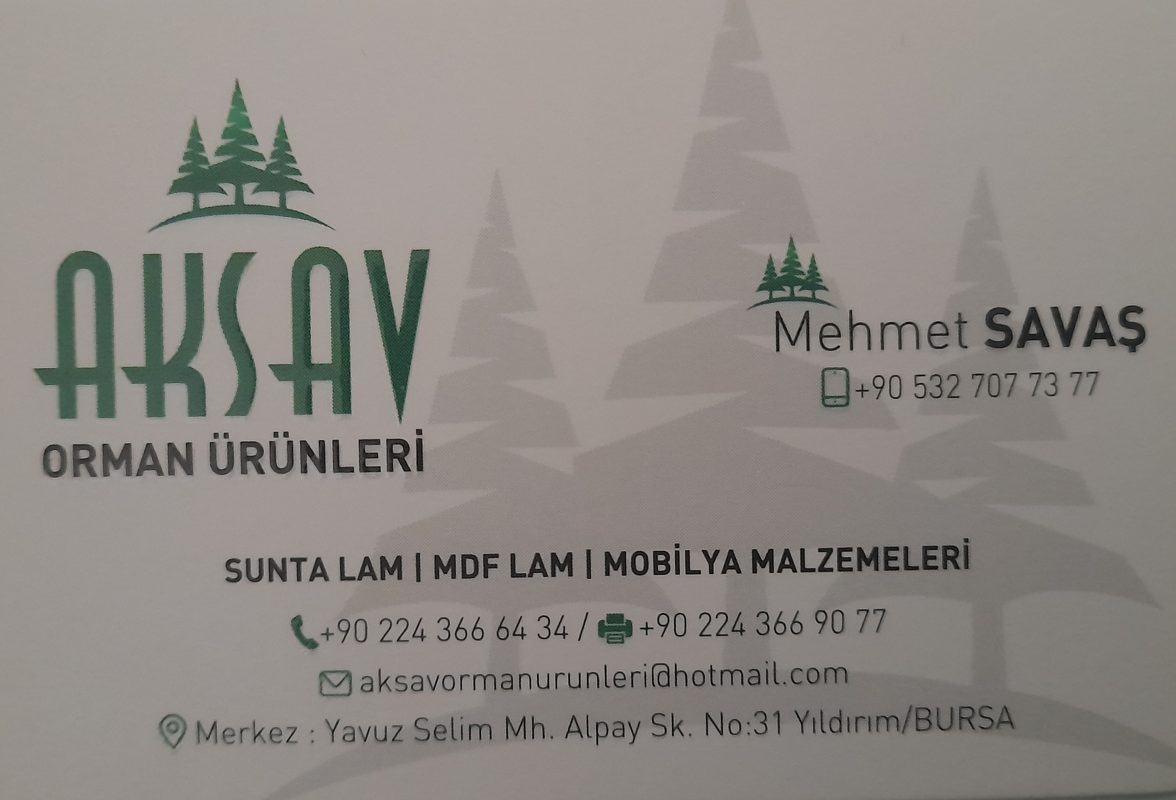 AKSAV ORMAN ÜRÜNLERİ