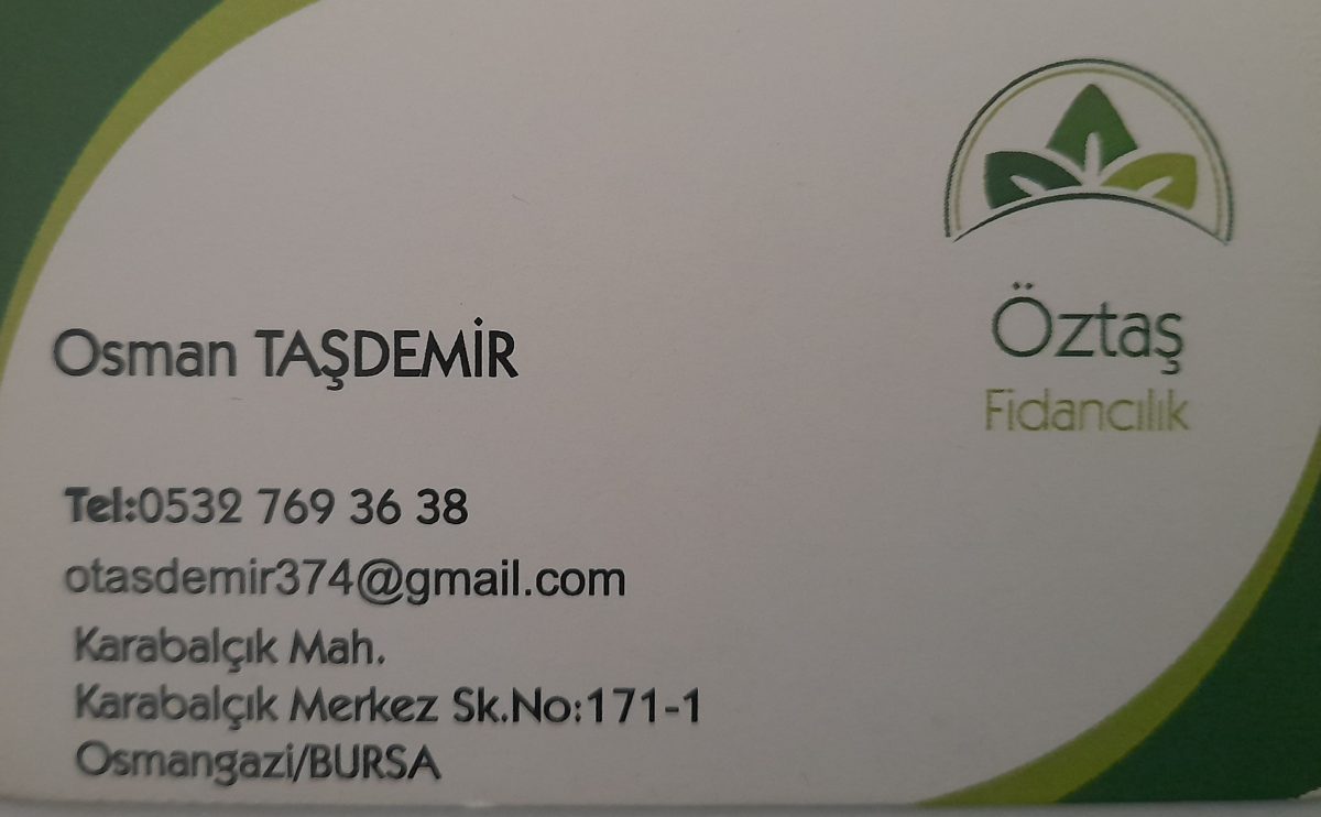 ÖZTAŞ FİDANCILIK