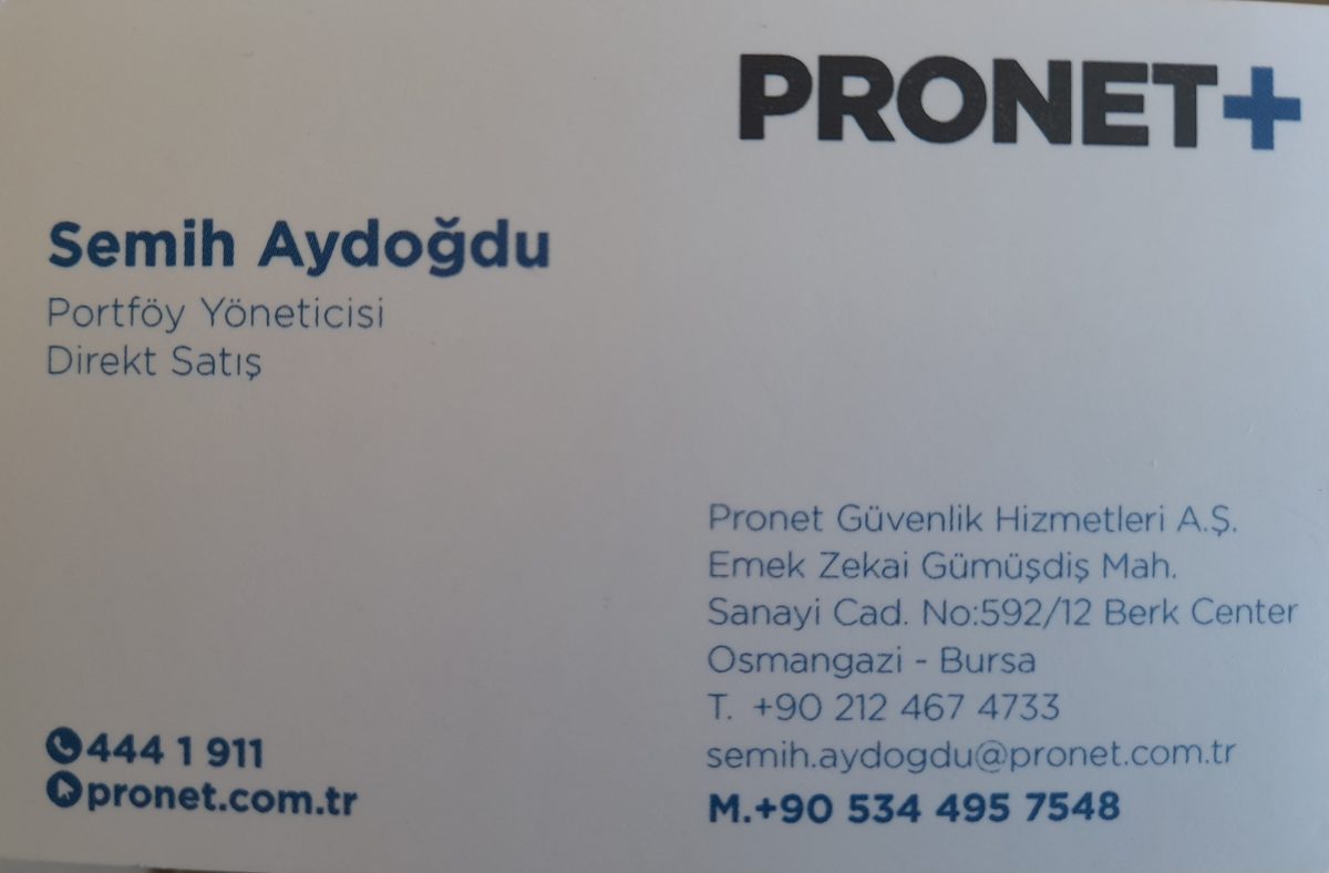 PRONET KAMERA