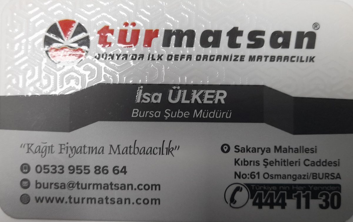 TÜRMATSAN BURSA ŞUBESİ